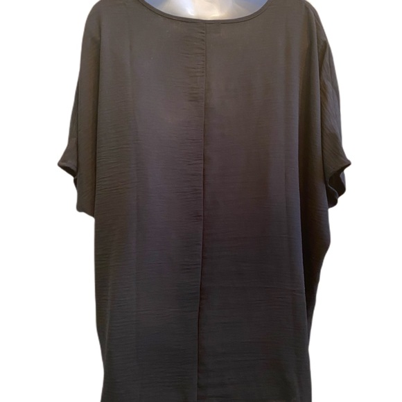 NEW! Zenana black vneck long top M - Picture 3 of 6